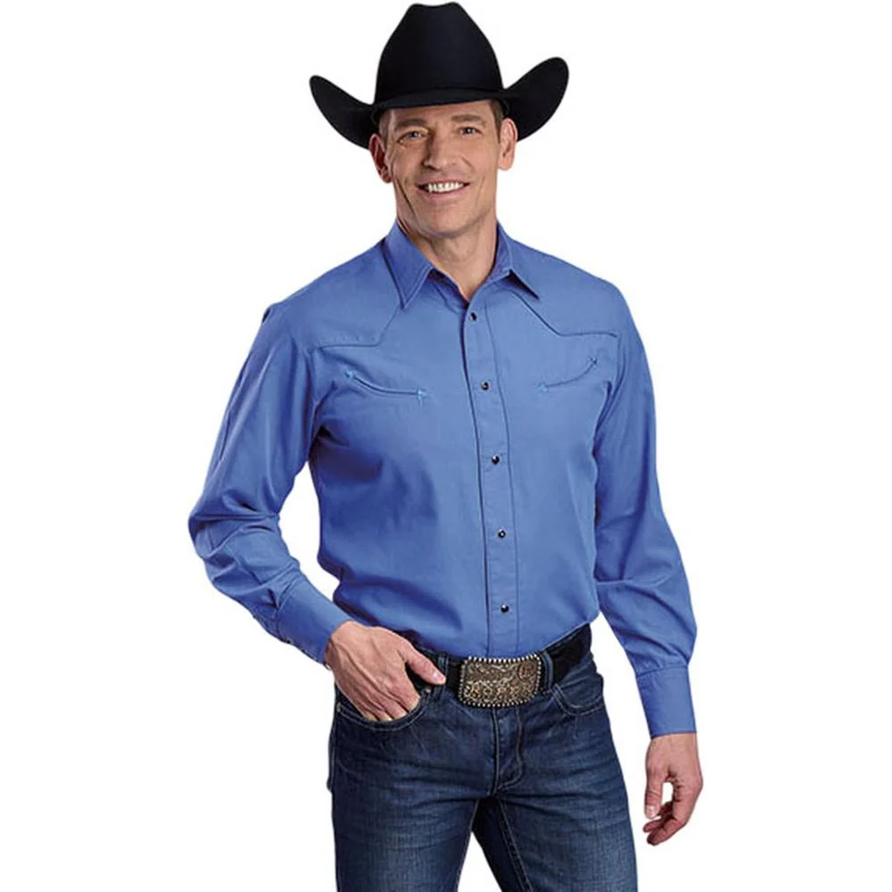 Roper - Men Western Style Long Sleeve Shirt