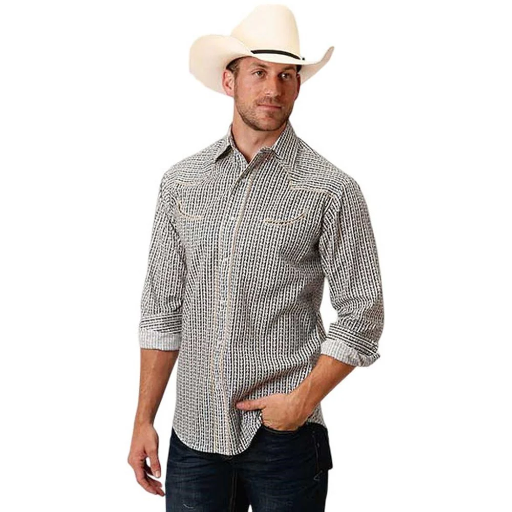 Roper - Men Western Style Long Sleeve Shirt