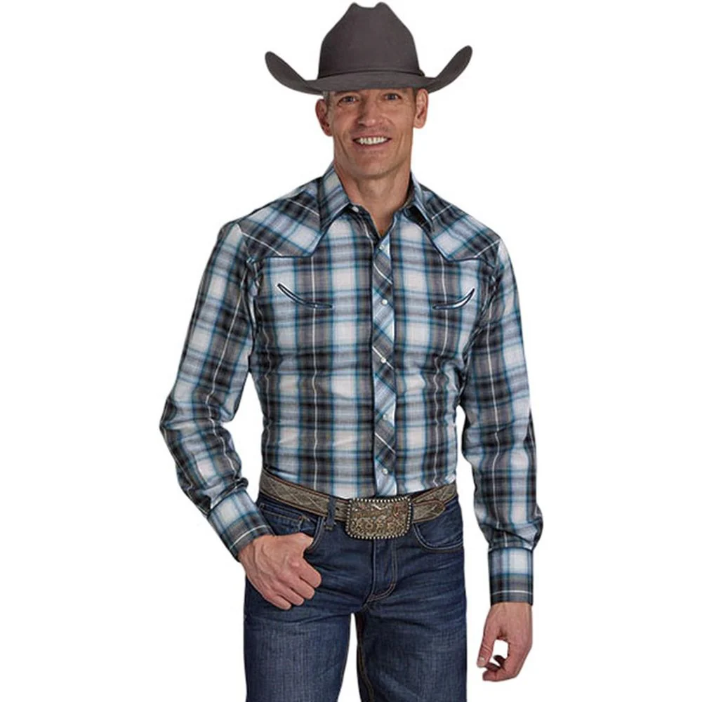 Roper - Men Western Style Long Sleeve Shirt - Image 2