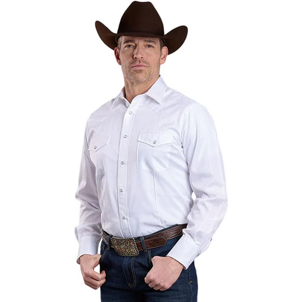 Roper - Men Western Style Long Sleeve Shirt - Image 2