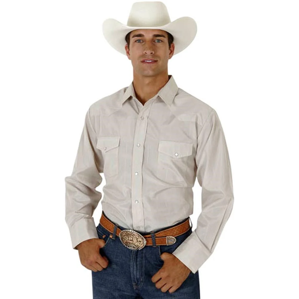 Roper - Mens 80/20 Collection Long Sleeve Poly Cotton Shirt