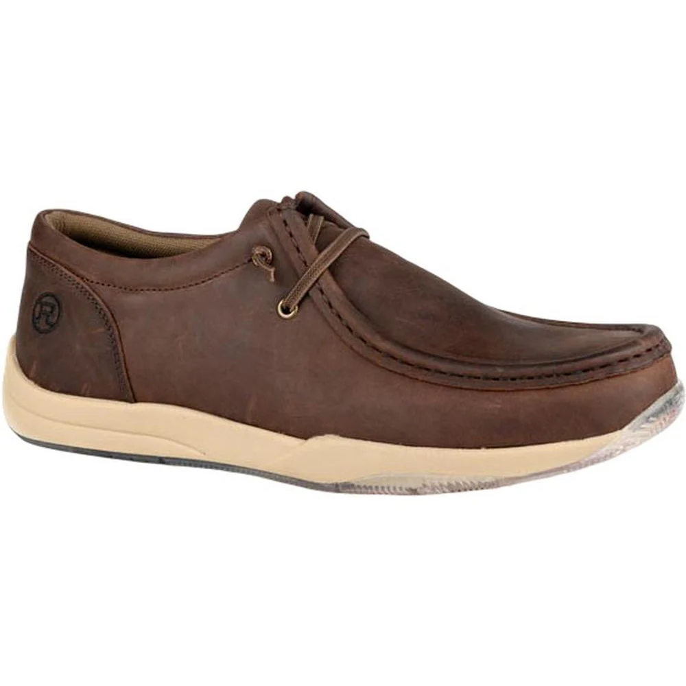 Roper - Mens Clear Cut Low Oiled Leather Chukka - Image 2