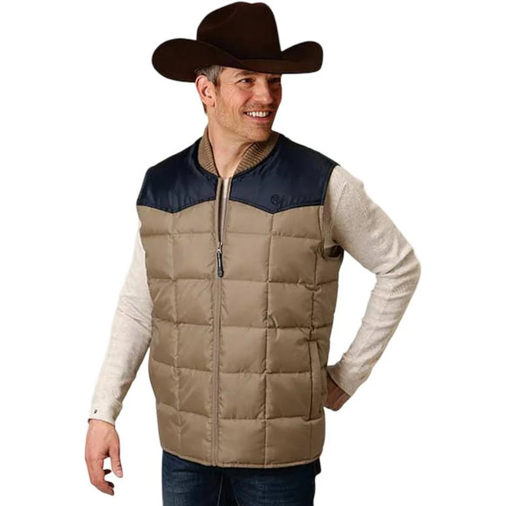 Roper - Mens Jacket Lightweight Parachute Nylon Down Filled Quilted