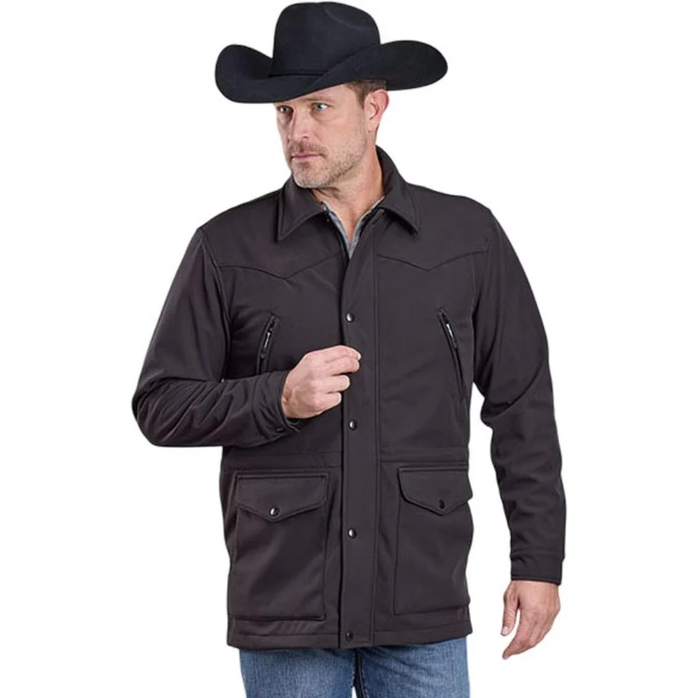 Roper - Mens Jacket Soft Shell Barn Coat Tech Outerwear - Image 2