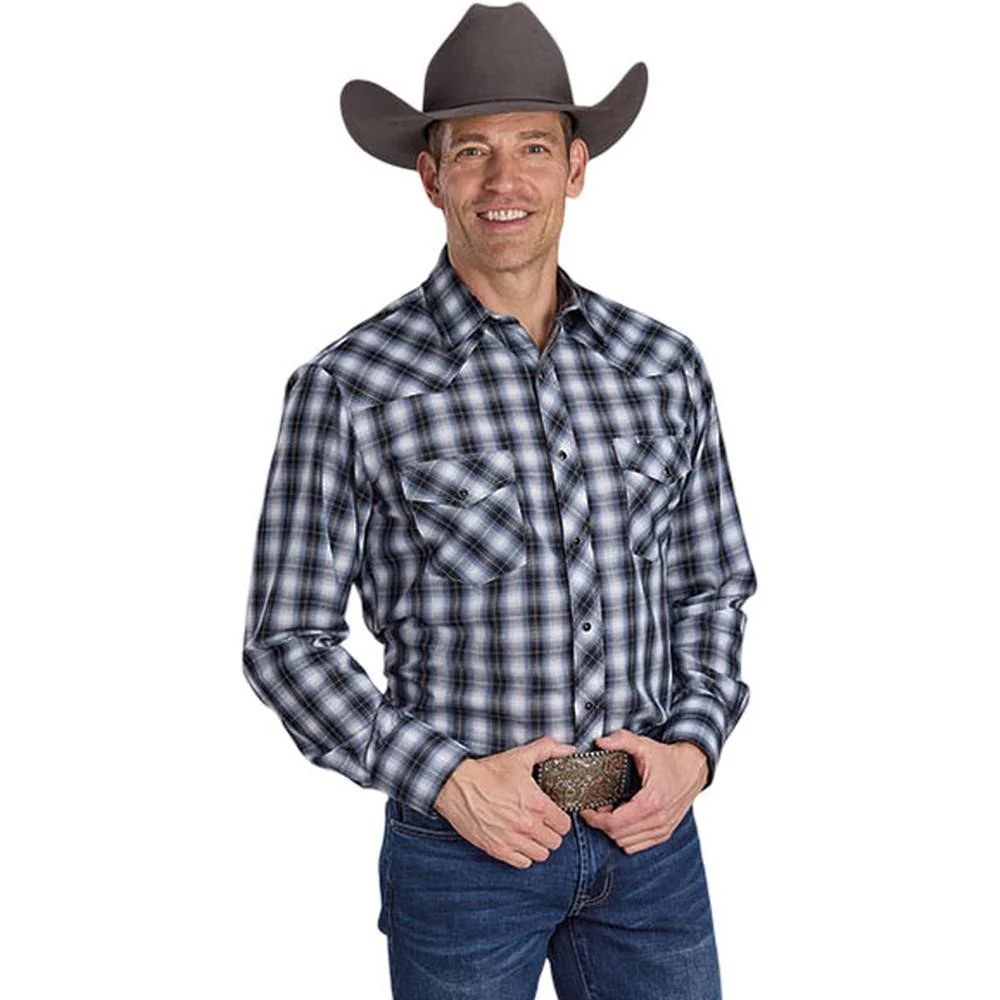 Roper - Mens Karman Classics Plaid Long Sleeve Western Shirt