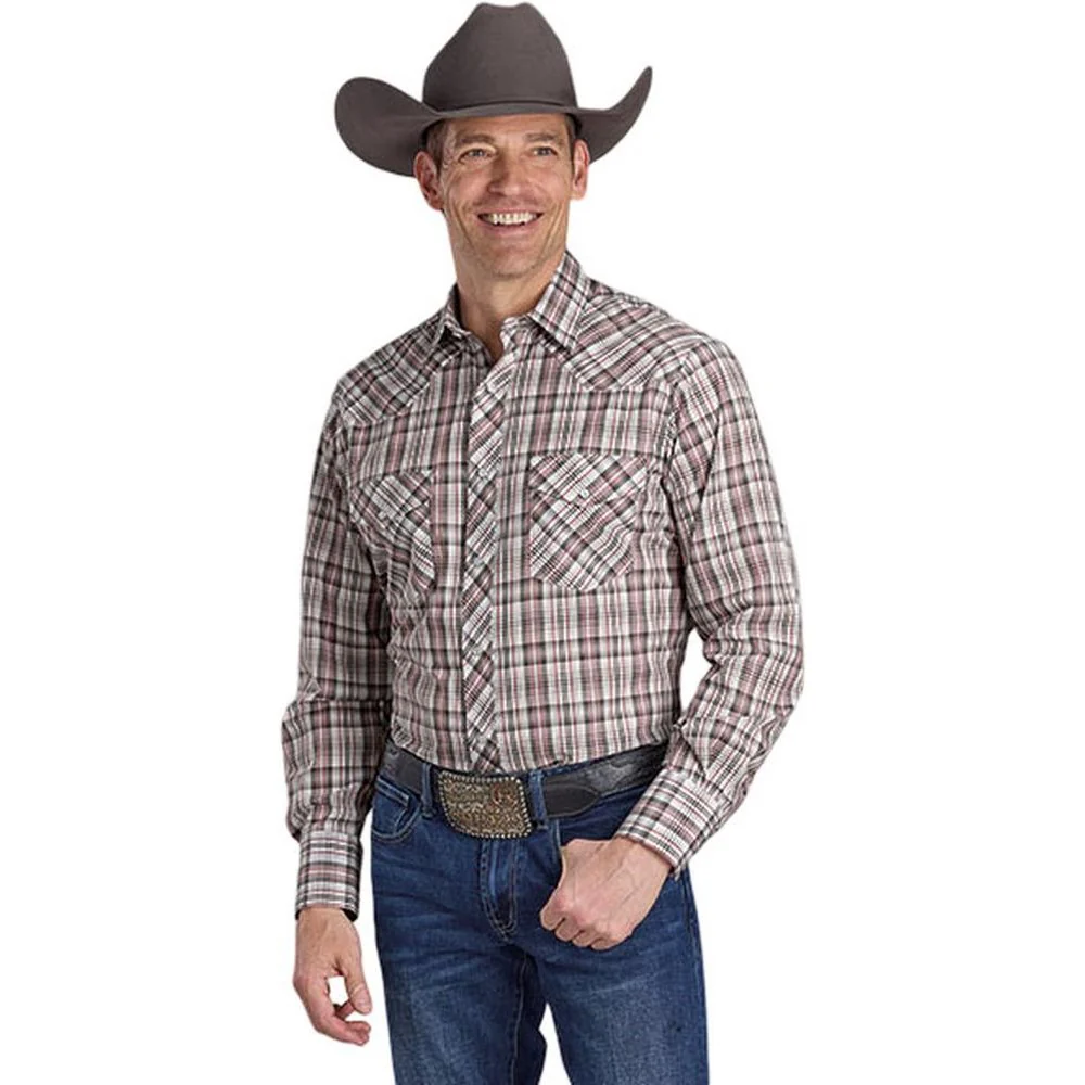 Roper - Mens Karman Classics Plaid Long Sleeve Western Shirt
