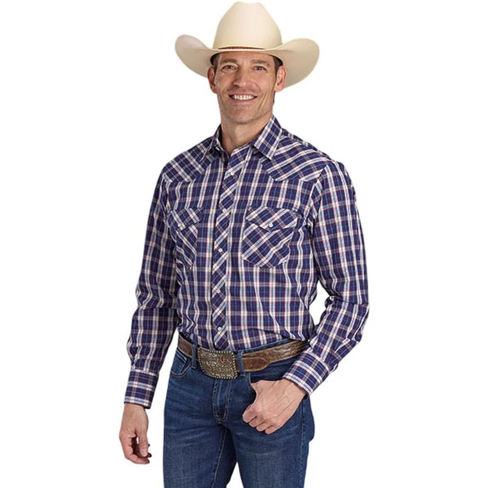 Roper - Mens Karman Classics Plaid Long Sleeve Western Shirt - Image 2