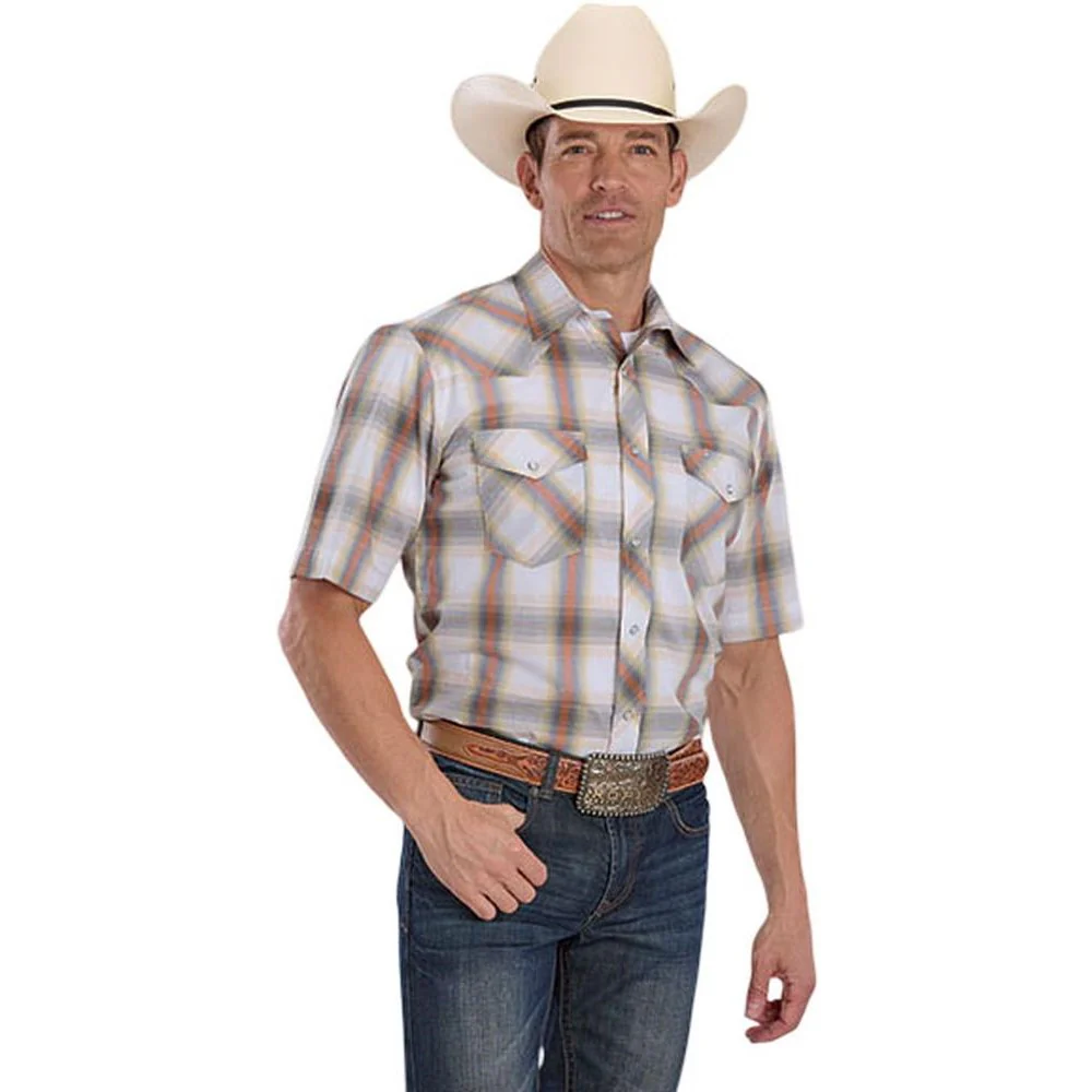 Roper - Mens Karman Classics Plaid Short Sleeve Western Shirt - Image 2