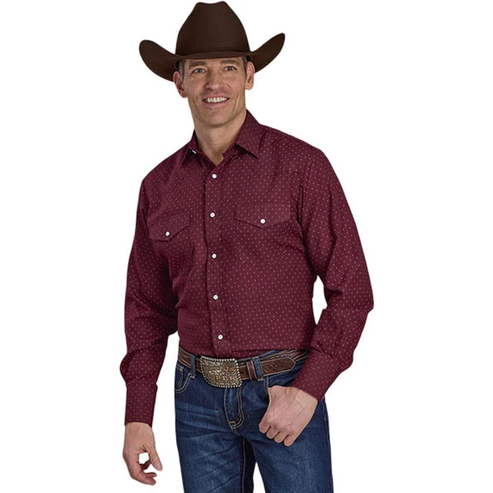 Roper - Mens Karman Classics Print Long Sleeve Western Shirt - Image 2