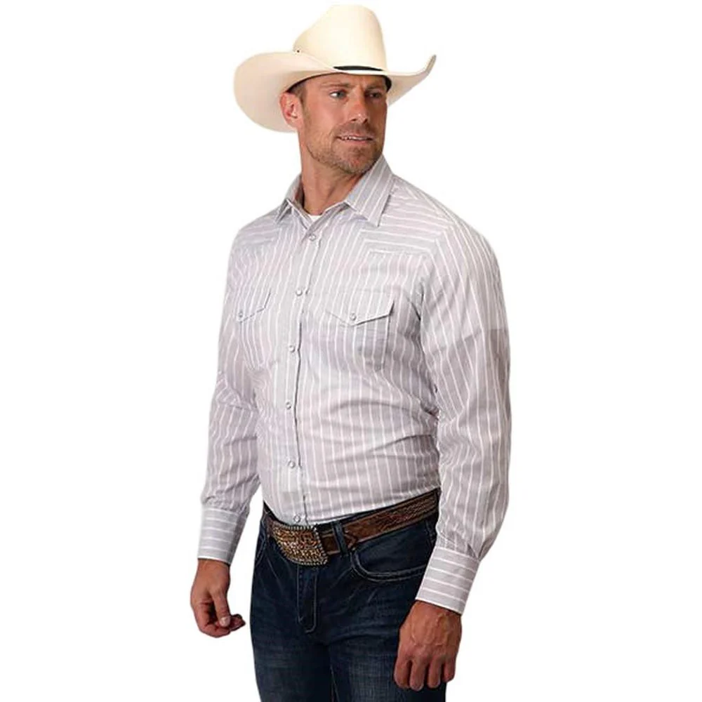 Roper - Mens Karman Classics Stripe Long Sleeve Western Shirt