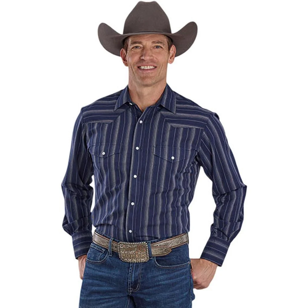 Roper - Mens Karman Classics Stripe Long Sleeve Western Shirt