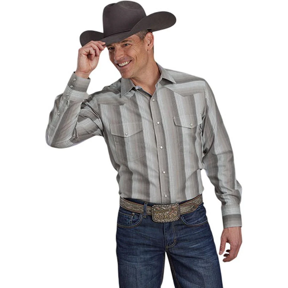 Roper - Mens Karman Classics Stripe Long Sleeve Western Shirt