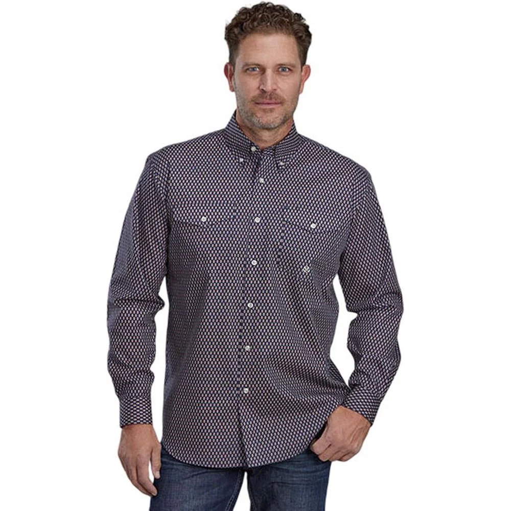 Roper - Mens Long Sleeve Shirt Amarillo Fall River Western
