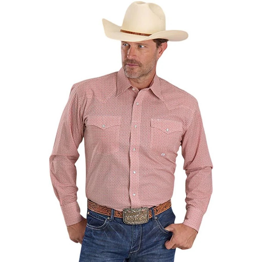 Roper - Mens Long Sleeve Shirt Amarillo Saltillo Western - Image 2
