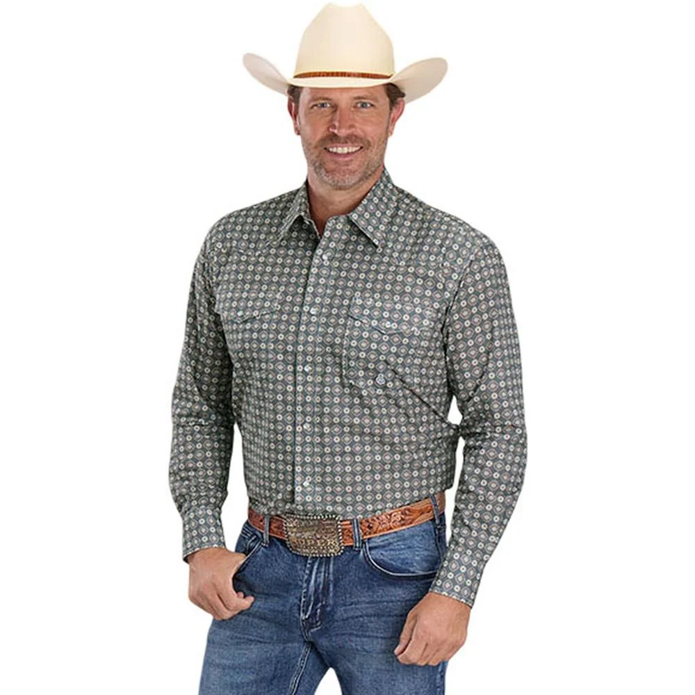 Roper - Mens Long Sleeve Shirt Amarillo Saltillo Western
