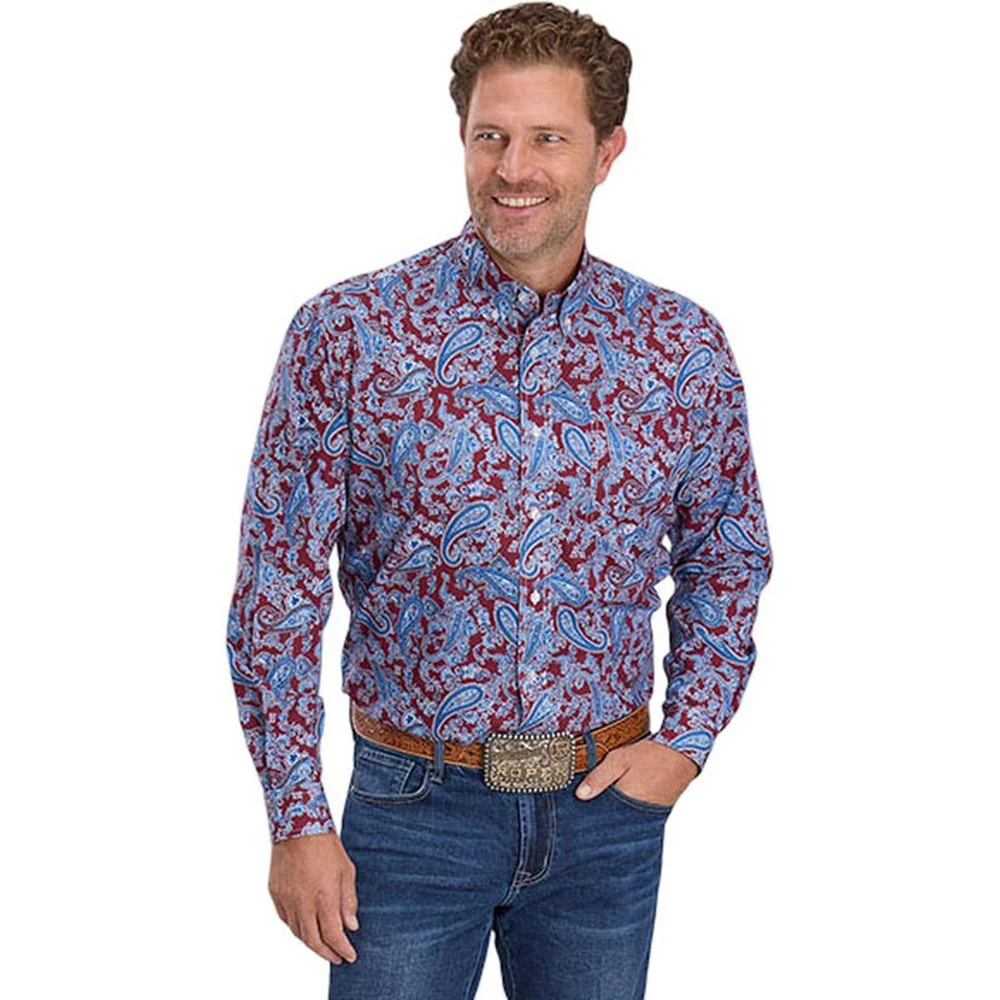 Roper - Mens Long Sleeve Shirt Amarillo State Fair Western - Image 2