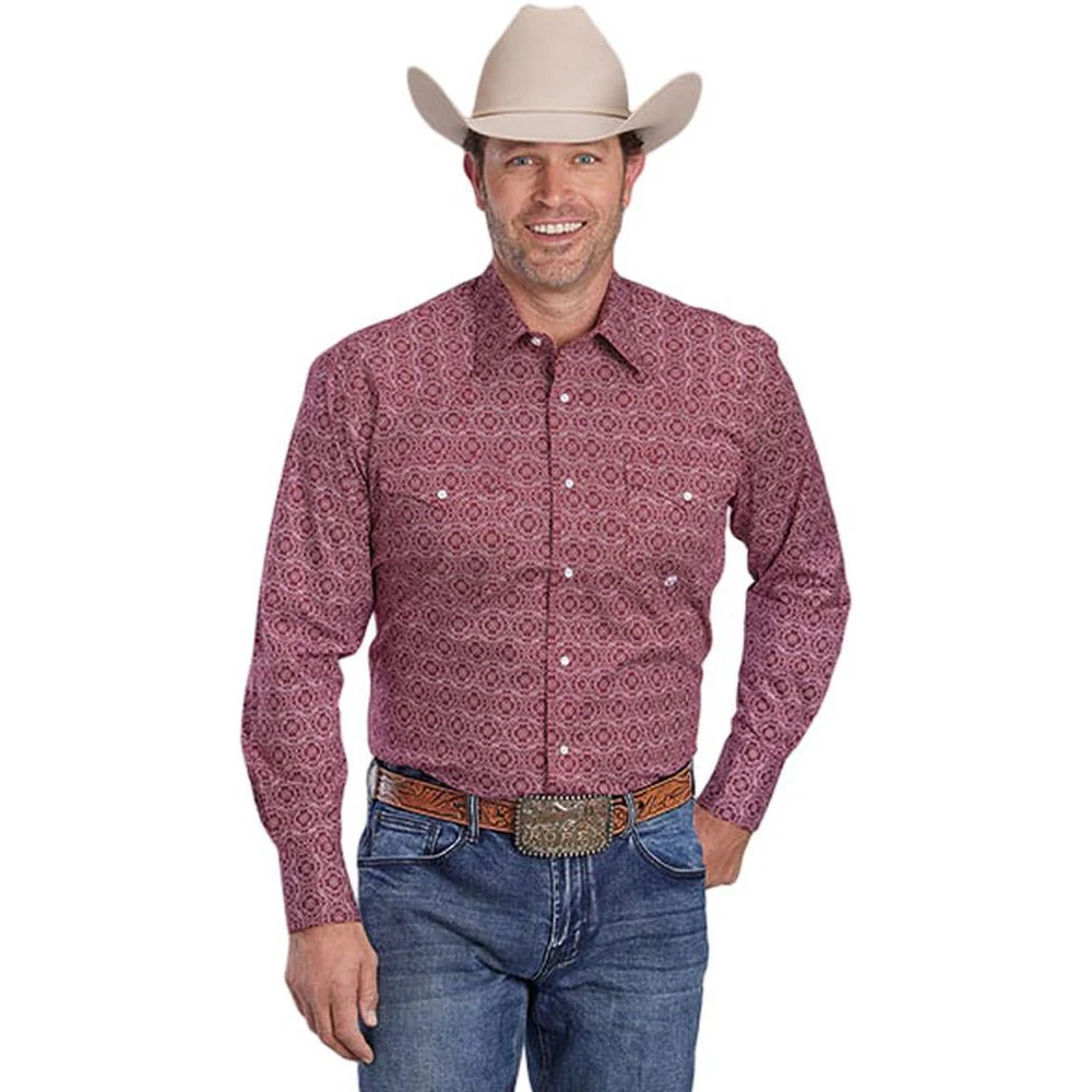 Roper - Mens Long Sleeve Shirt Amarillo Stretch Western