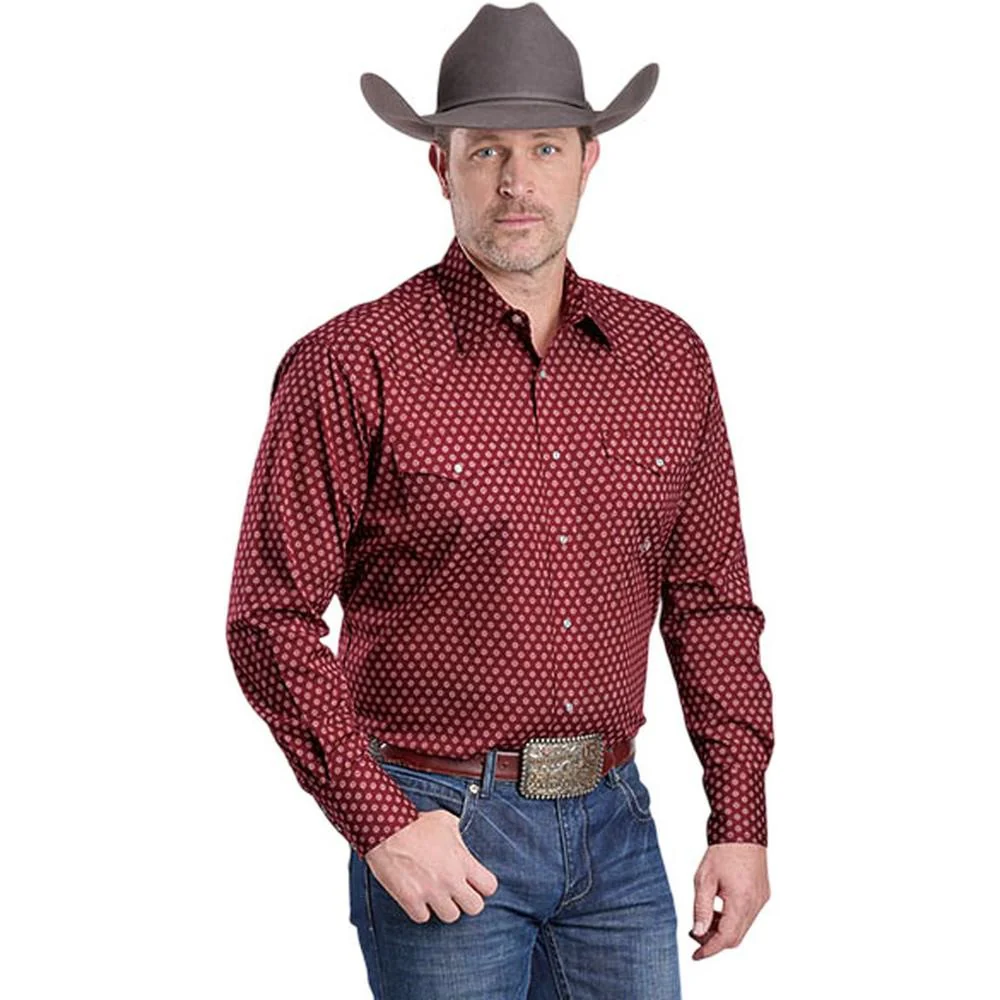 Roper - Mens Long Sleeve Shirt Amarillo Stretch Western