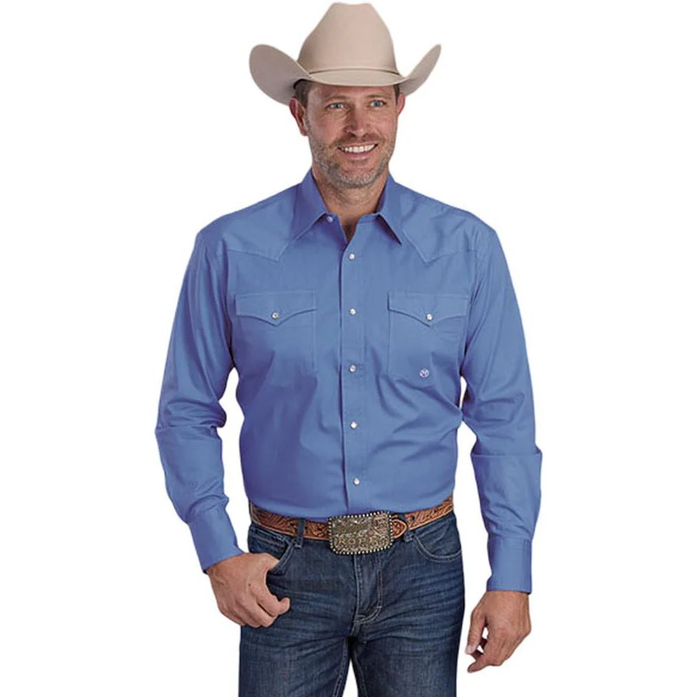 Roper - Mens Long Sleeve Shirt Amarillo Stretch Western