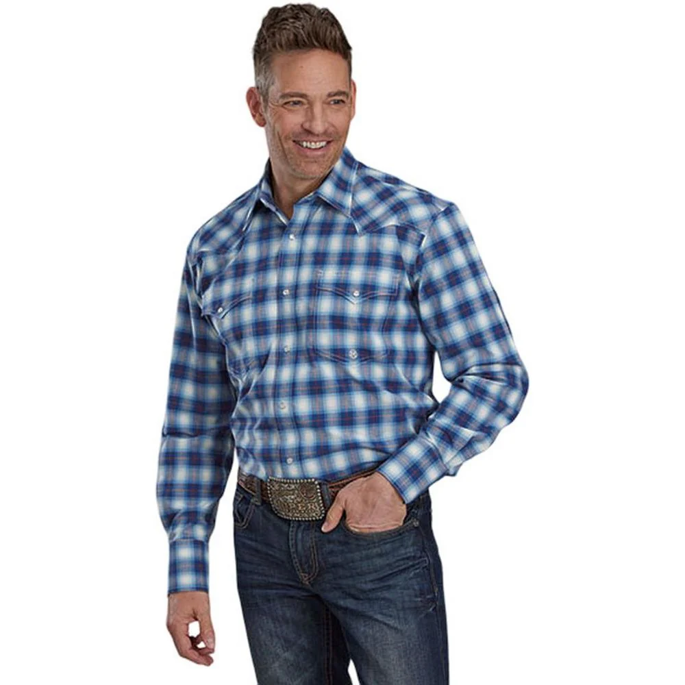 Roper - Mens Long Sleeve Shirt Amarillo Stretch Western