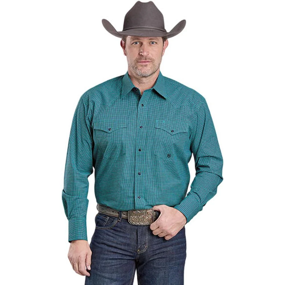 Roper - Mens Long Sleeve Shirt Amarillo Stretch Western