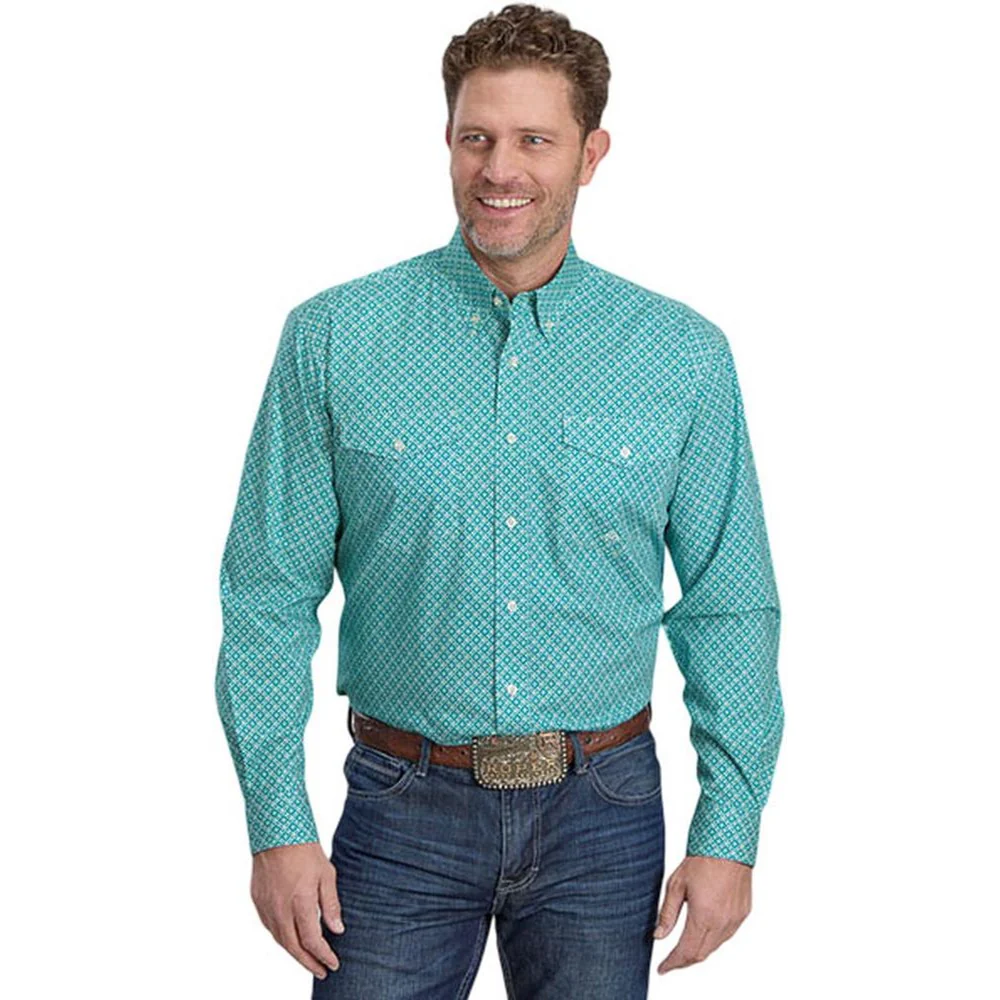 Roper - Mens Long Sleeve Shirt Amarillo Stretch Western