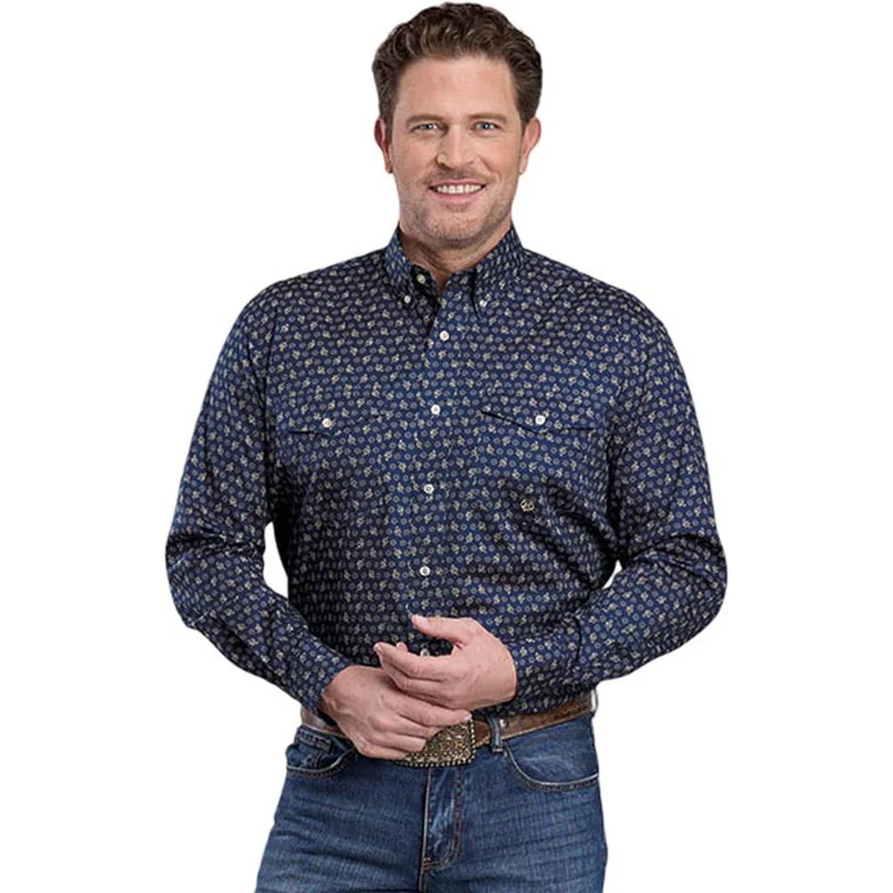 Roper - Mens Long Sleeve Shirt Amarillo Stretch Western - Image 2