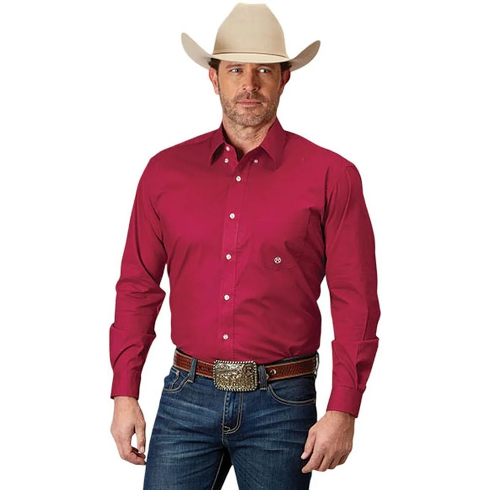 Roper - Mens Long Sleeve Shirt Amarillo Stretch Western - Image 2