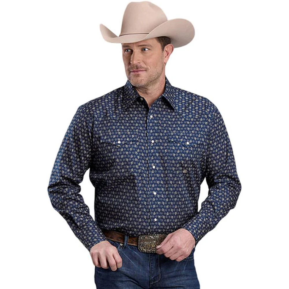 Roper - Mens Long Sleeve Shirt Amarillo Stretch Western - Image 2