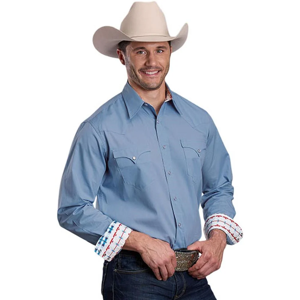 Roper - Mens Long Sleeve Western Shirt - Image 2