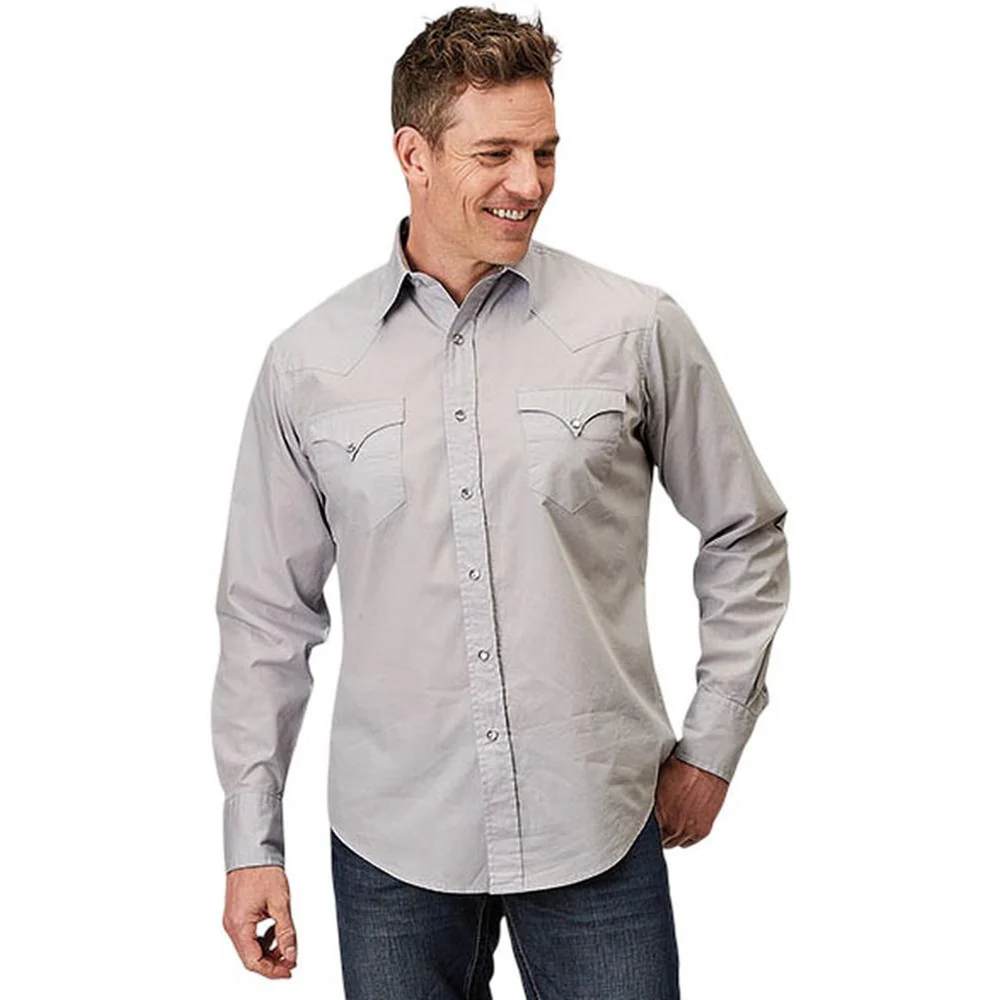 Roper - Mens Long Sleeve Western Shirt - Image 2