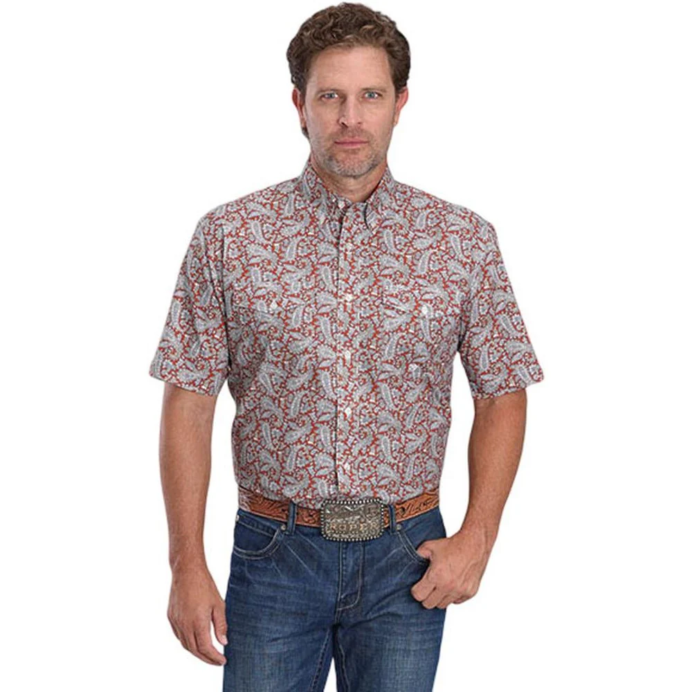 Roper - Mens Short Sleeve Shirt Amarillo Saltillo Western