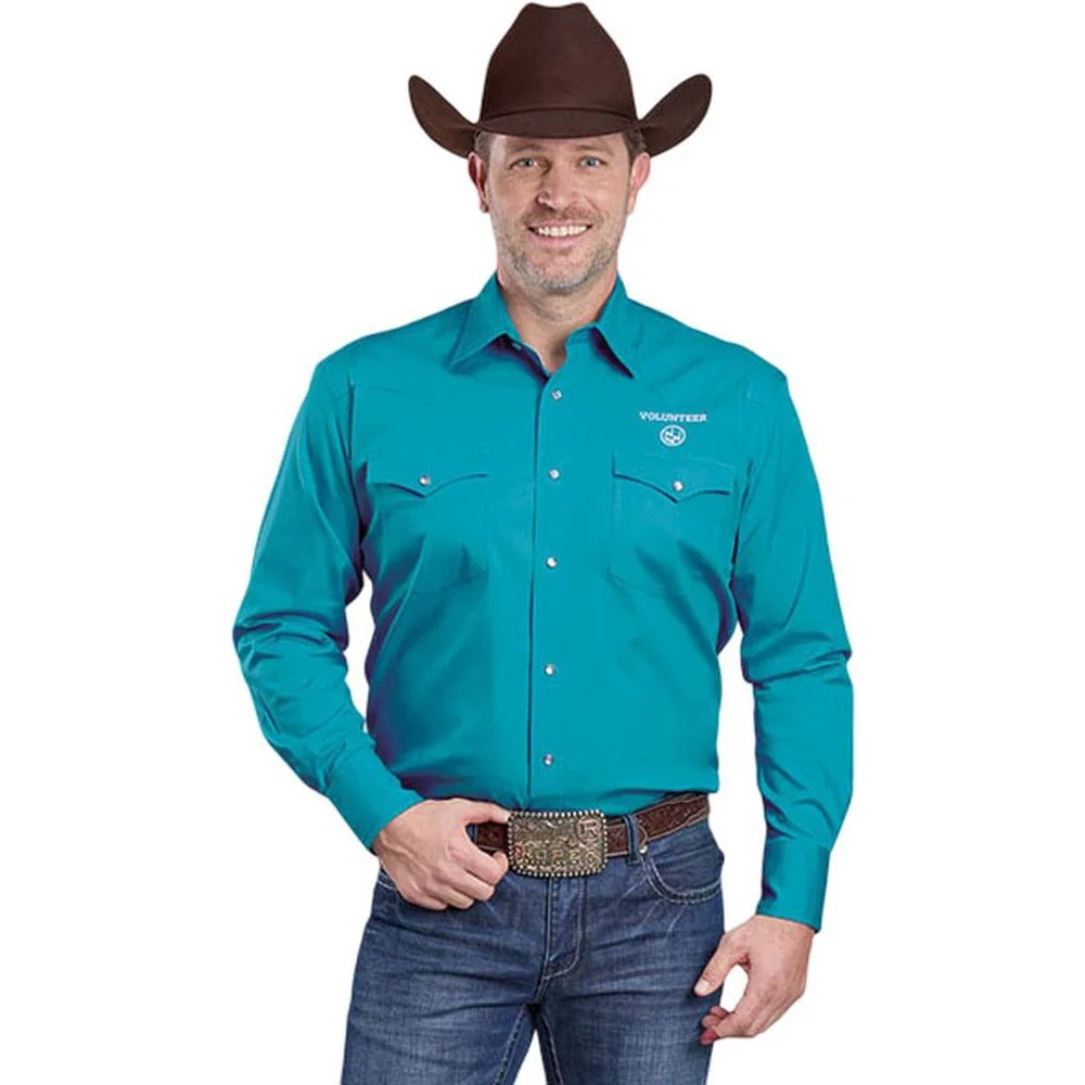 Roper - Mens Tall Long Sleeve Western Shirt - Image 2