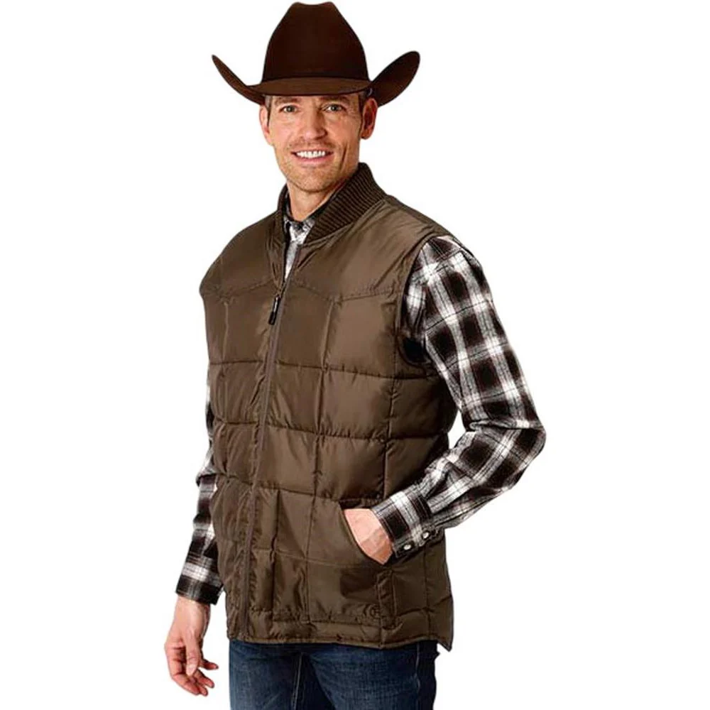 Roper - Mens Vest Price Point Poly Quilted