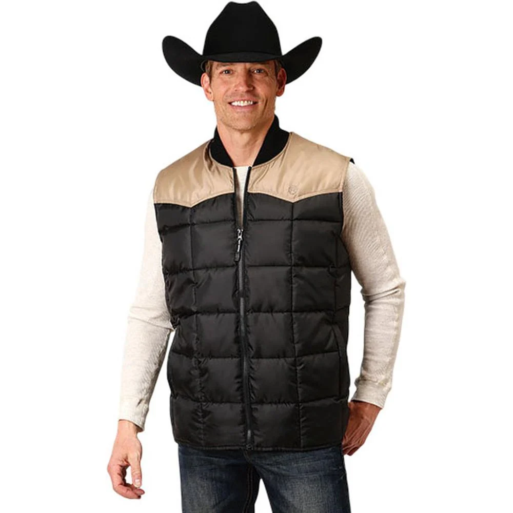 Roper - Mens Vest Price Point Poly Quilted