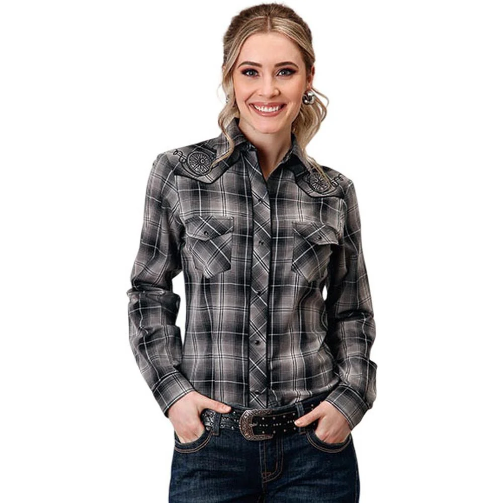Roper - Women Western Style Long Sleeve Shirt - Image 2