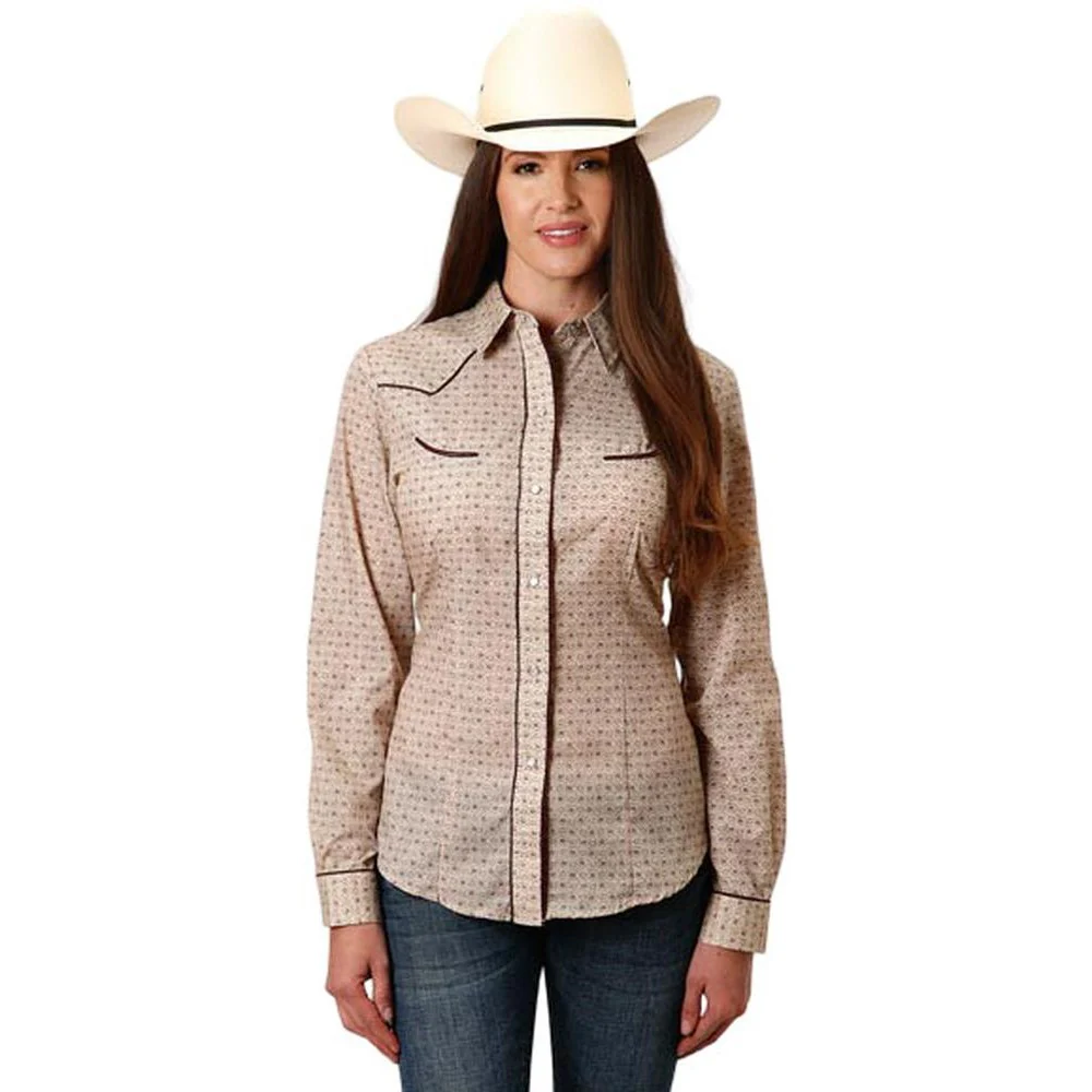 Roper - Women Western Style Long Sleeve Shirt