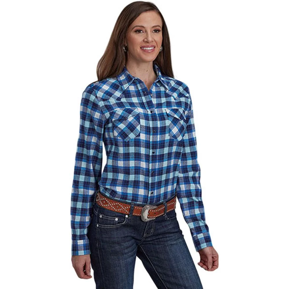 Roper - Womens Flannel Long Sleeve Shirt