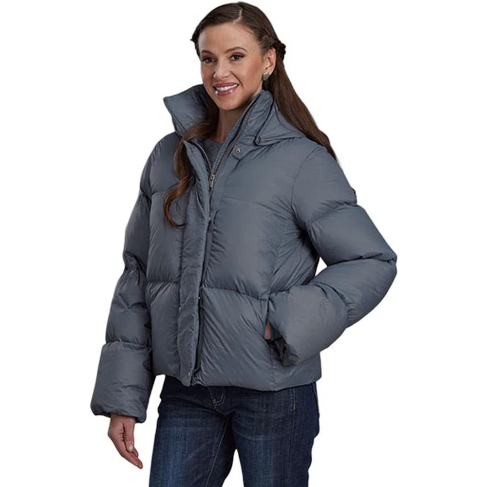Roper - Womens Jacket Lightweight Parachute Nylon Down Filled Puffer Hooded - Image 2
