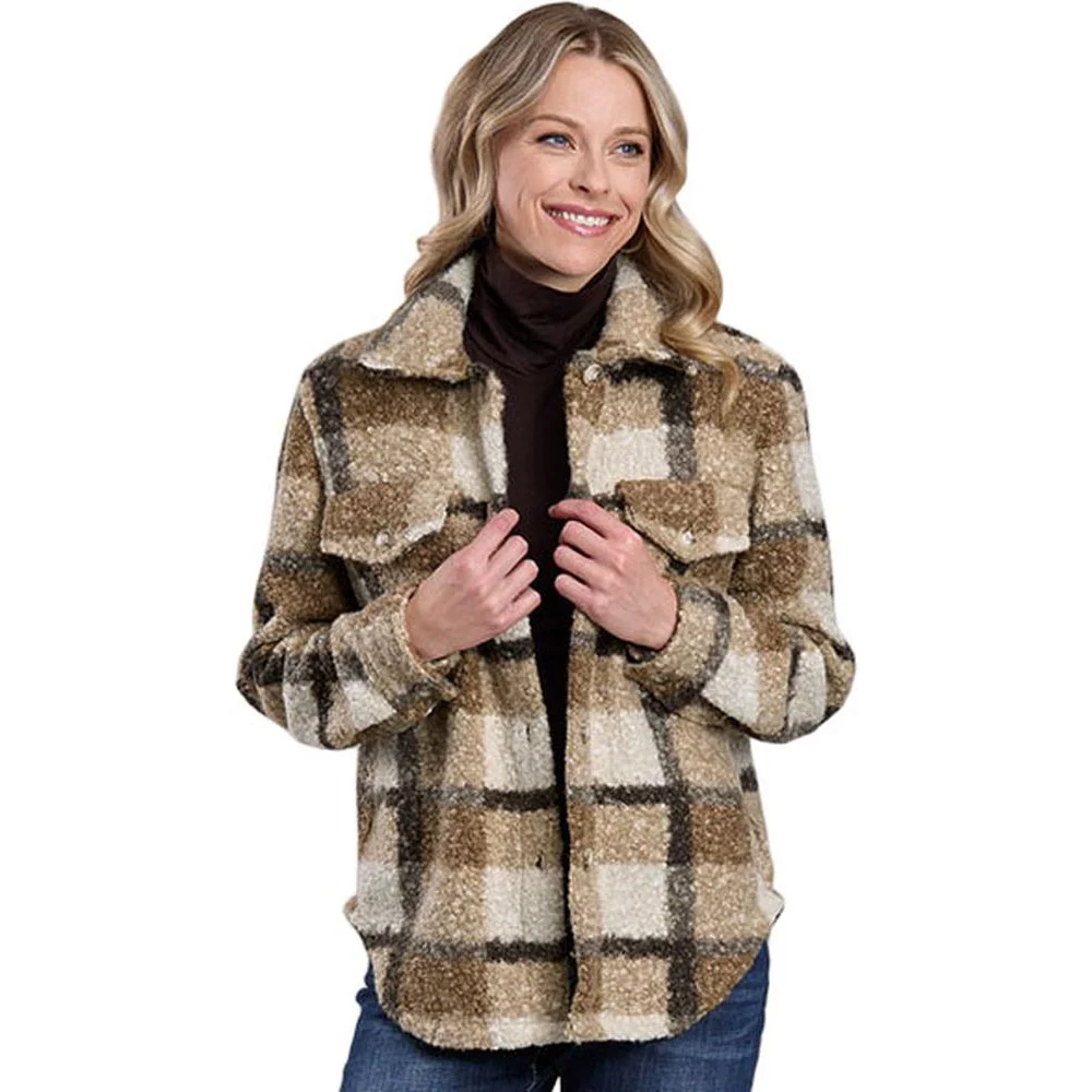 Roper - Womens Jacket Oversized Shirt Button Front - Image 2