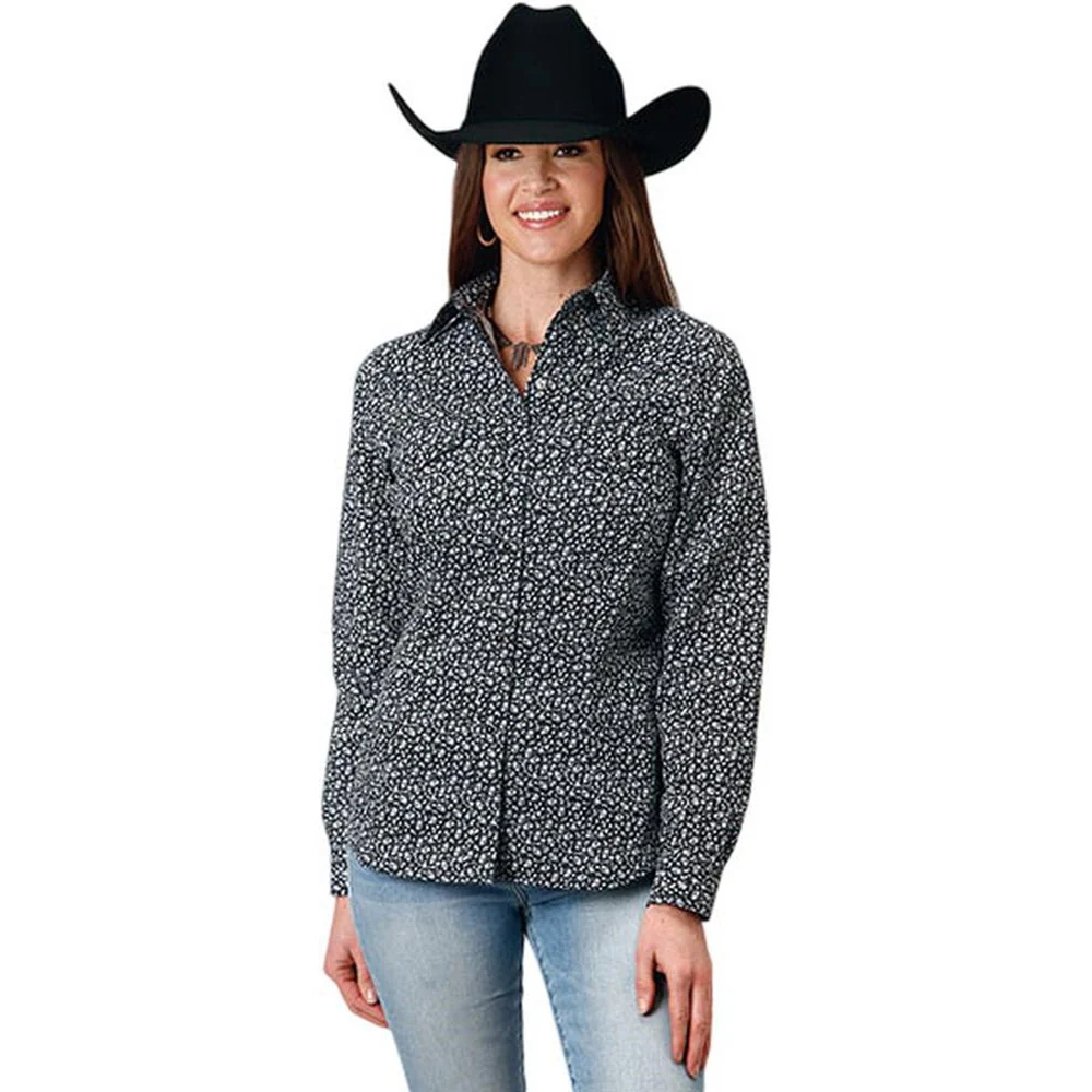 Roper - Womens Karman Classics Print Long Sleeve Western Shirt