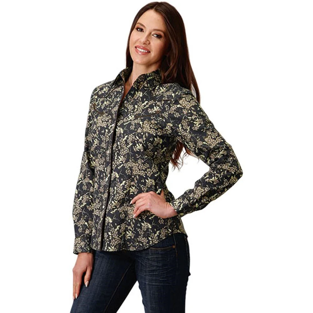 Roper - Womens Karman Special Styles Print Long Sleeve Western Shirt