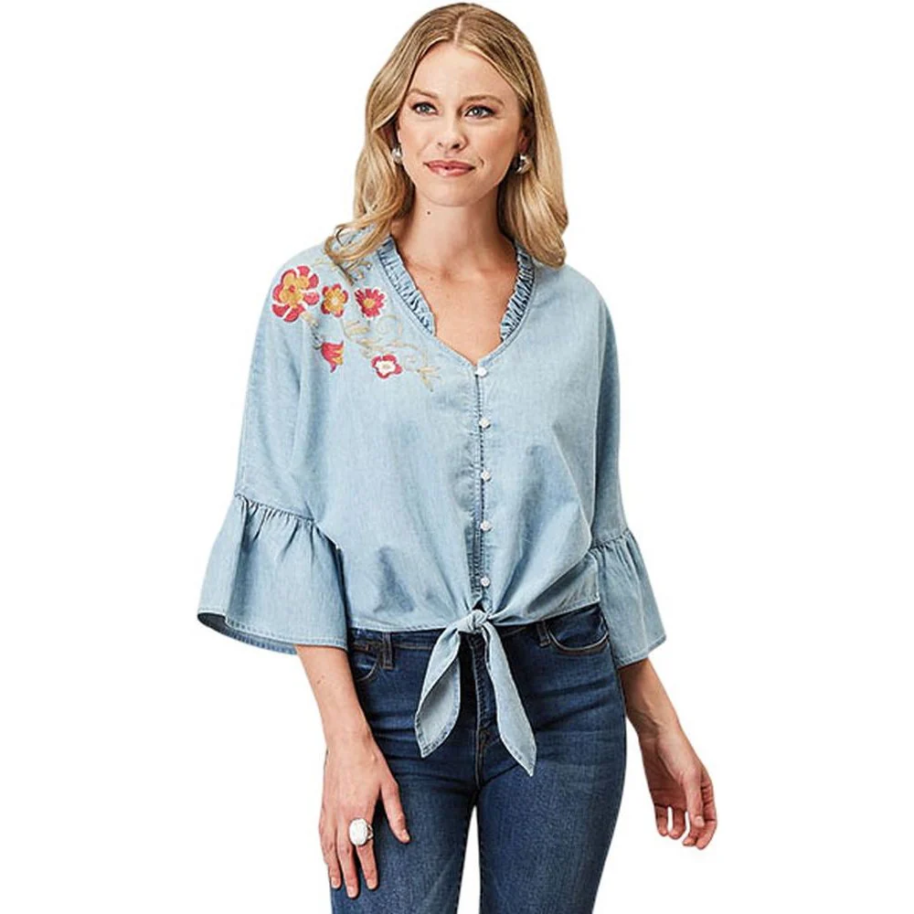 Roper - Womens Long Sleeve Blouse - Image 2
