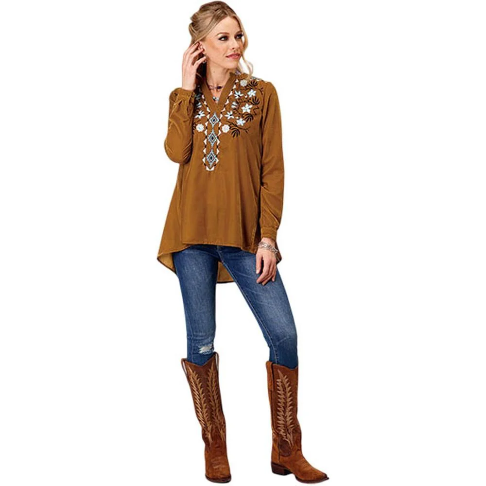 Roper - Womens Long Sleeve Pullover Tunic - Image 2