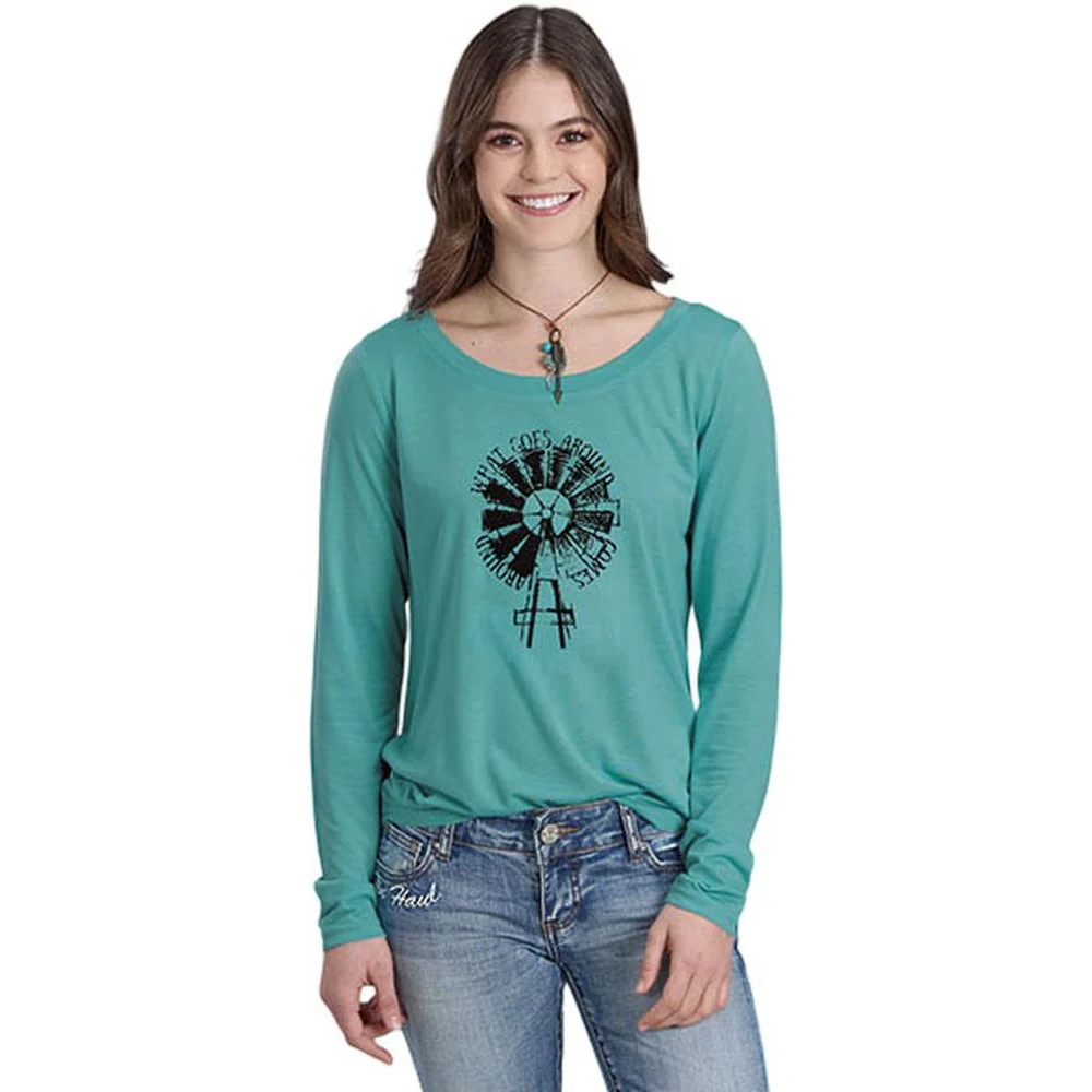 Roper - Womens Long Sleeve Shirt Five Star