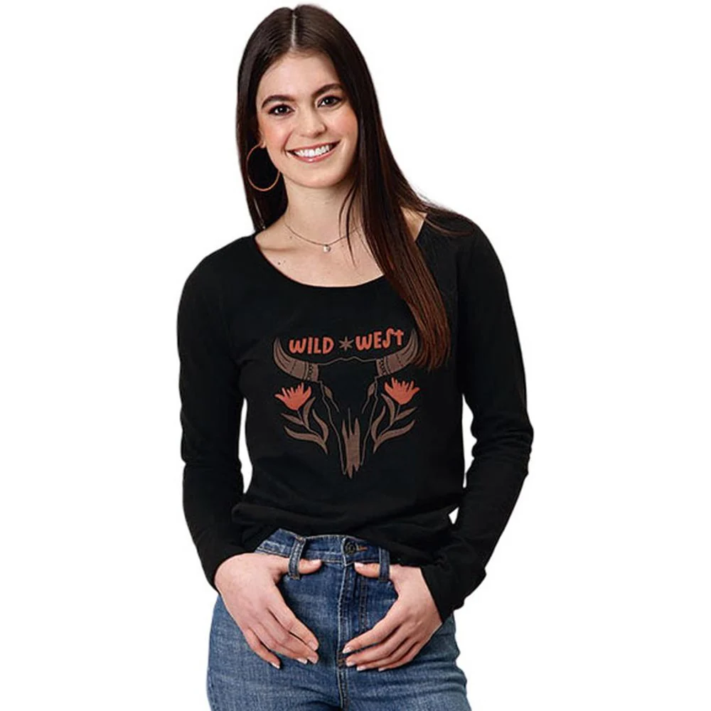 Roper - Womens Long Sleeve Shirt Five Star