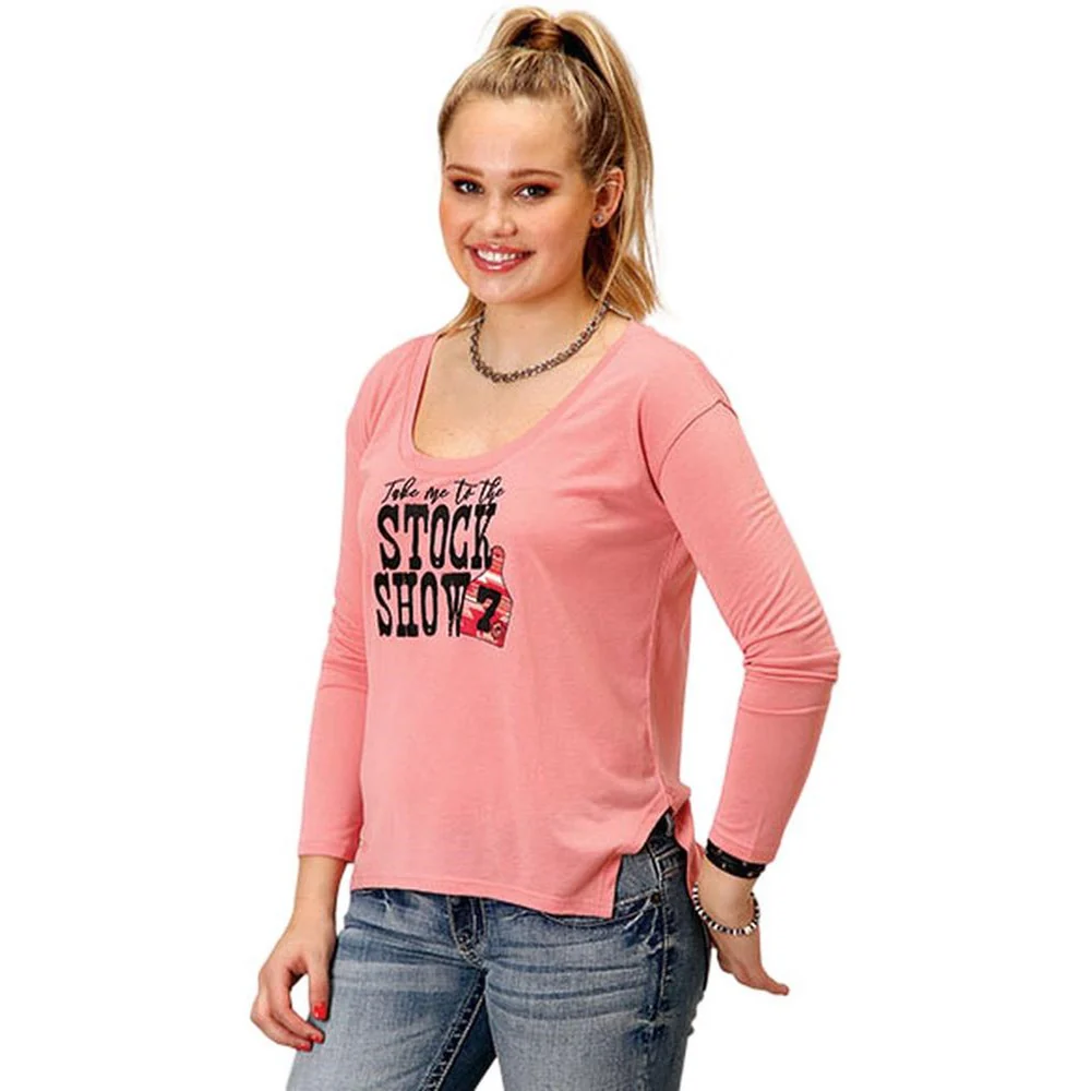 Roper - Womens Long Sleeve Shirt Five Star - Image 2