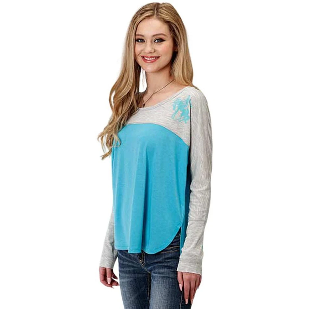 Roper - Womens Long Sleeve Shirt Five Star - Image 2