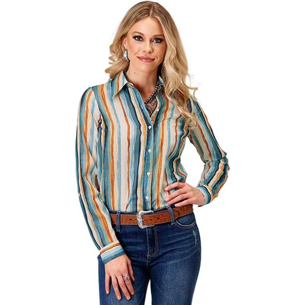 Roper - Womens Long Sleeve Shirt - Image 2