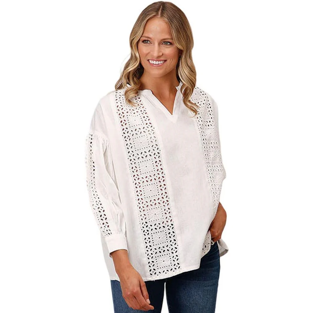 Roper - Womens Long Sleeve Shirt Studio West - Image 2